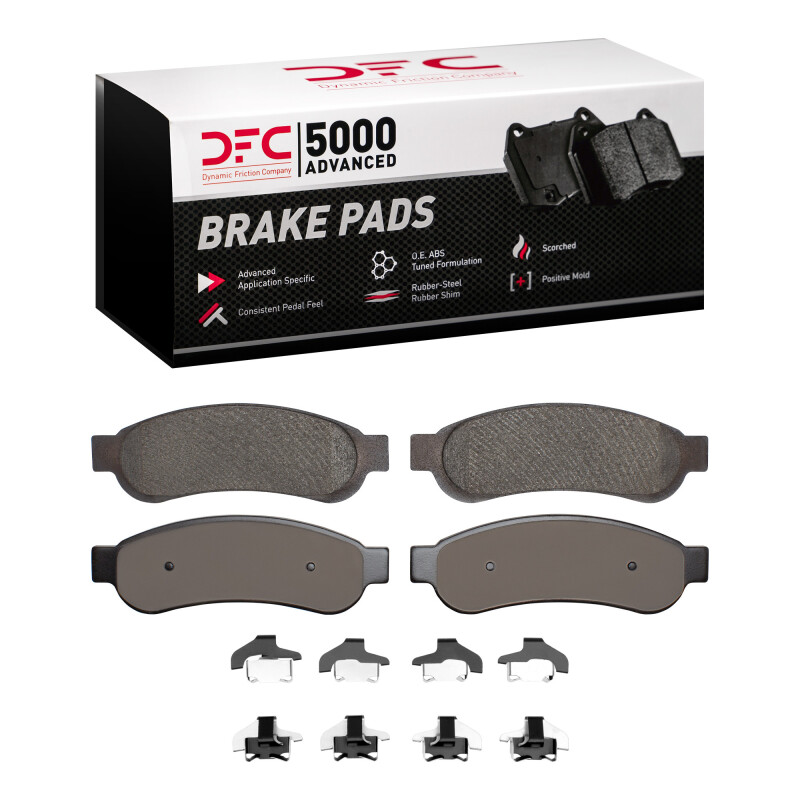 DFC 5000 Advanced Pads - Semi-Metallic and Hardware Kit