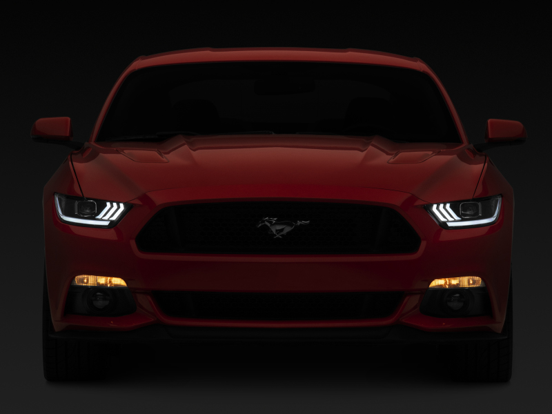 Raxiom 15-17 Ford Mustang GT350 GT500 LED Projector Headlights- Black Housing (Clear Lens) thumbnail 6