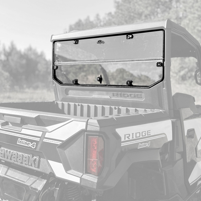 Seizmik 24+ Kawasaki Ridge Rach Rear Folding Windshield- UV