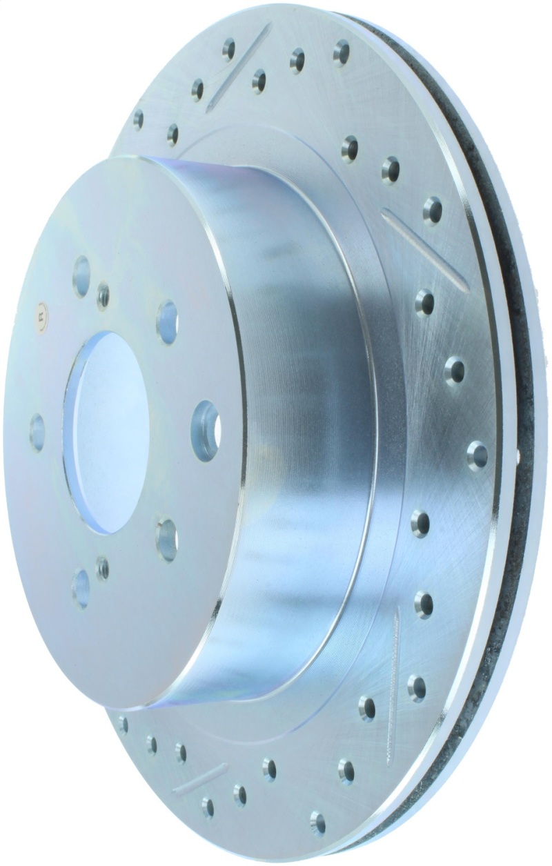StopTech 89-96 Nissan 300ZX Select Sport Slotted & Drilled Right Rear Brake Rotor thumbnail 4