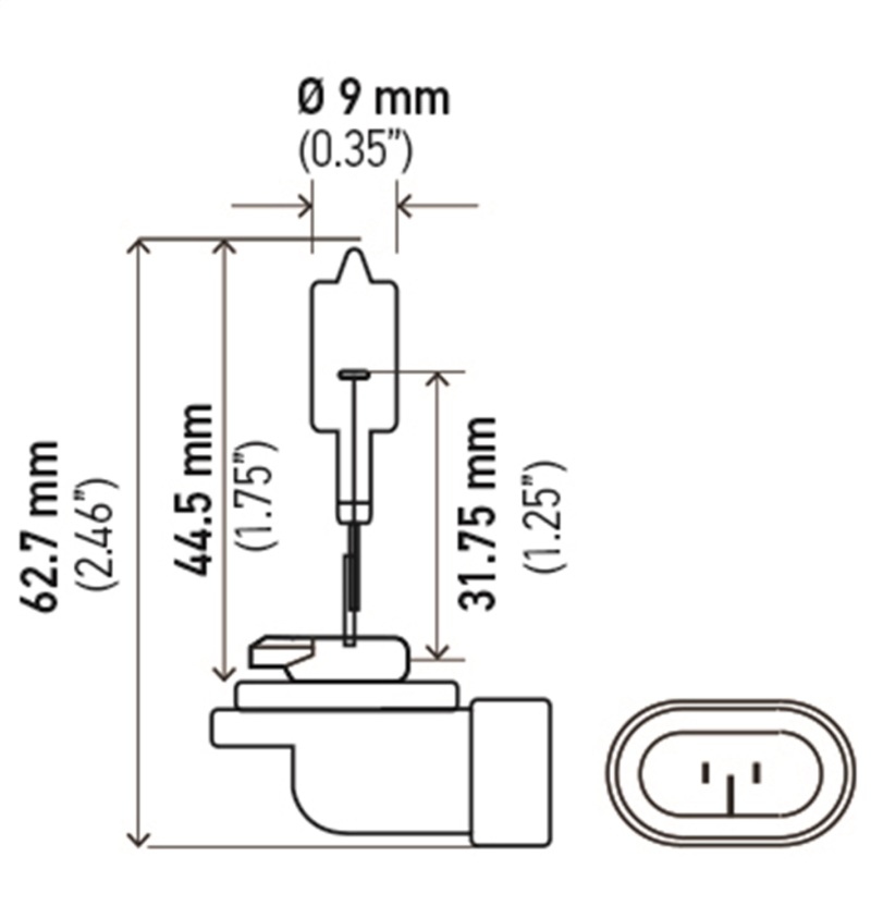 Hella Bulb 889 12V 27W Pgj13 T325 thumbnail 4
