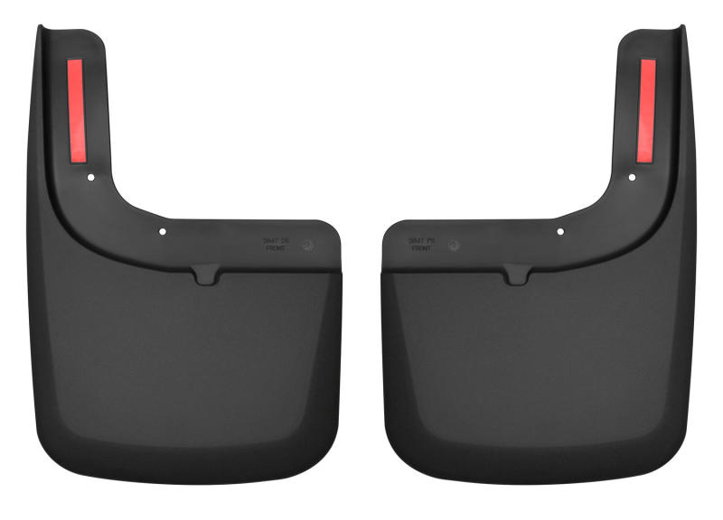 Husky Liners 2017 Ford F-250 / F-350 Super Duty Black Front Mud Guards (w/Flares) thumbnail 5
