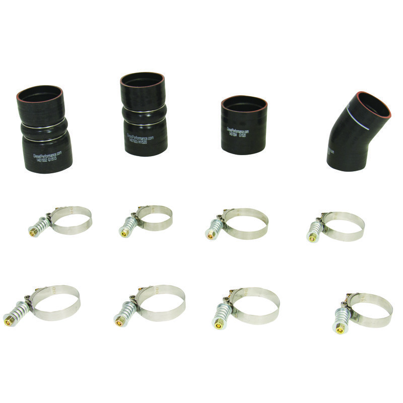 BD Diesel Intercooler Hose & Clamp Kit - 2003-2007 Ford 6.0L PowerStroke thumbnail 5