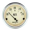 Autometer 2-1/16 inch Electric Water Temperature 250 Deg F Antique Beige Gauge thumbnail 7