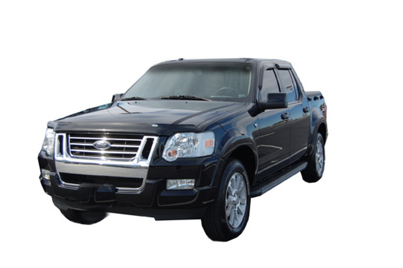 AVS 06-10 Ford Explorer Bugflector Medium Profile Hood Shield - Smoke thumbnail 3