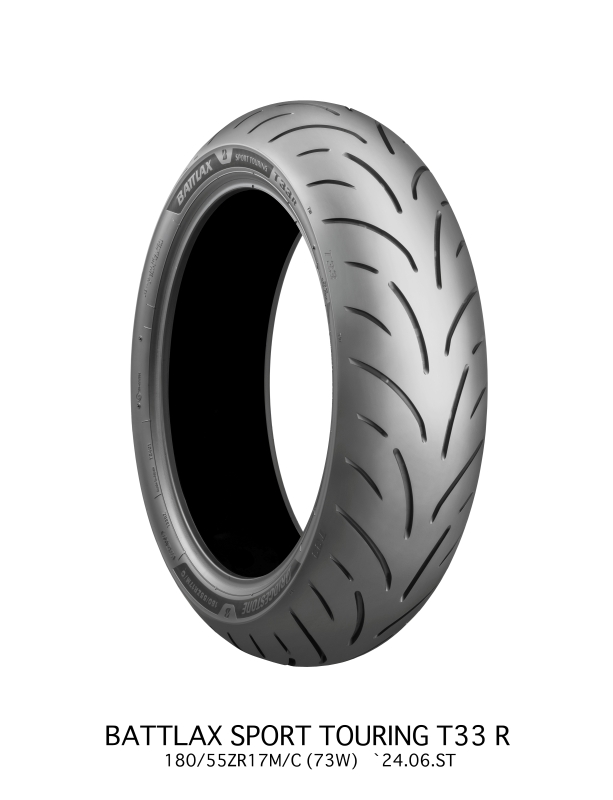 Bridgestone  Battlax Sport Touring T33R Tire - 180/55ZR17 M/C 73W TL Rear