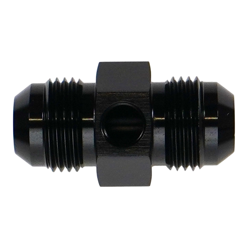 10AN Male Flare Gauge Adapter with 1/8" Gauge Port
