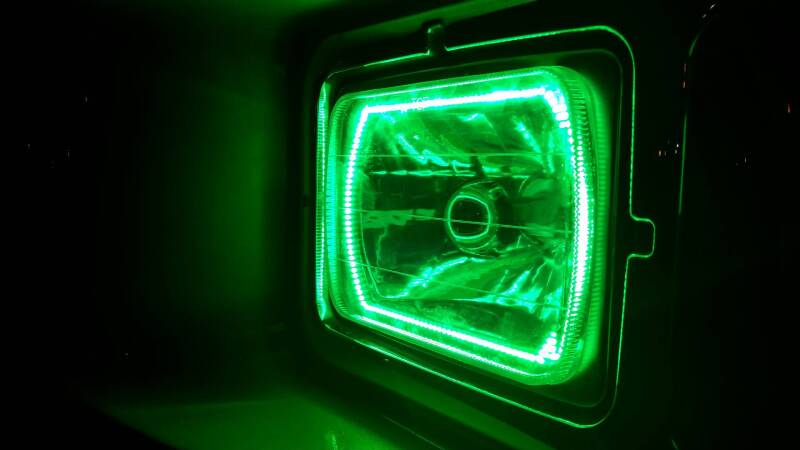 Oracle Pre-Installed Lights 7x6 IN. Sealed Beam - Green Halo thumbnail 7