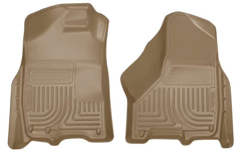 Husky Liners 09-10 Dodge Ram 1500/2500/3500 WeatherBeater Front Row Tan Floor Liners thumbnail 5