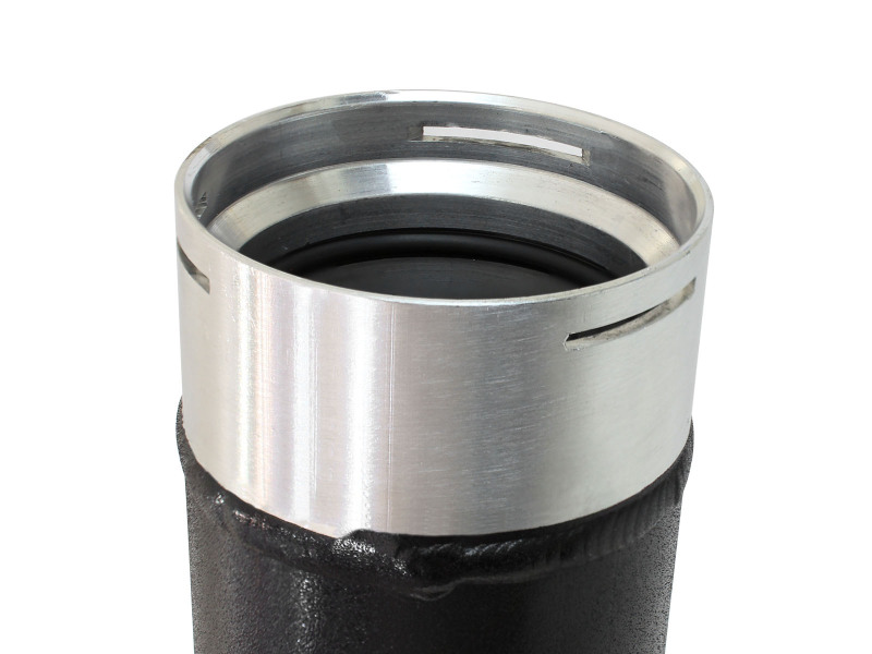 BladeRunner 3 IN Aluminum Hot Charge Pipe Black