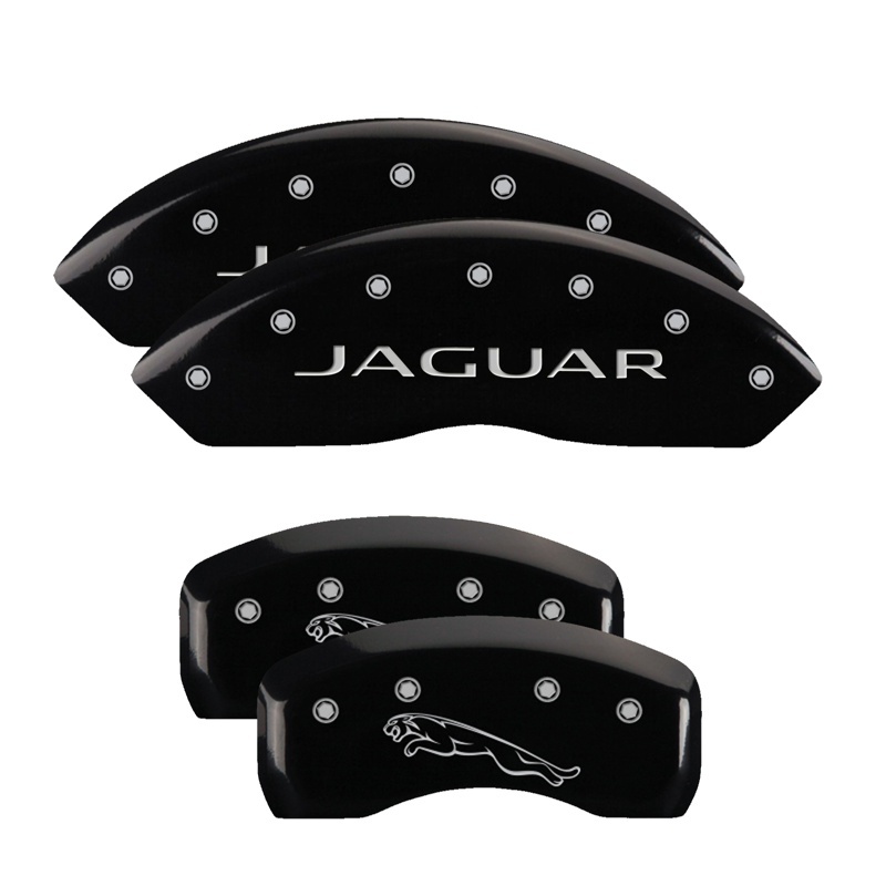 MGP 4 Caliper Covers Engraved Front & Rear MGP Black finish silver ch thumbnail 5