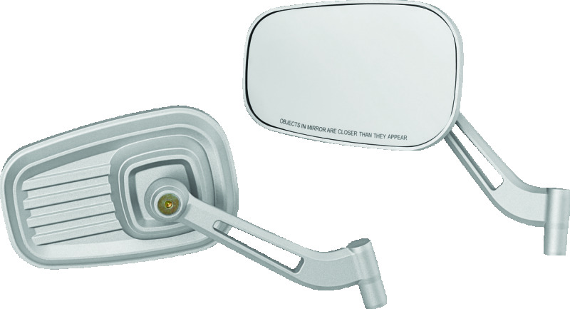 Kuryakyn Dillinger Mirrors 6654 DILLINGER MIRRORS SILVER thumbnail 3