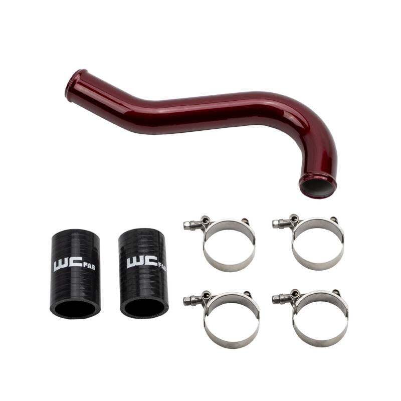 Wehrli 06-10 GM Duramax LBZ/LMM Upper Coolant Pipe - Fine Texture Black