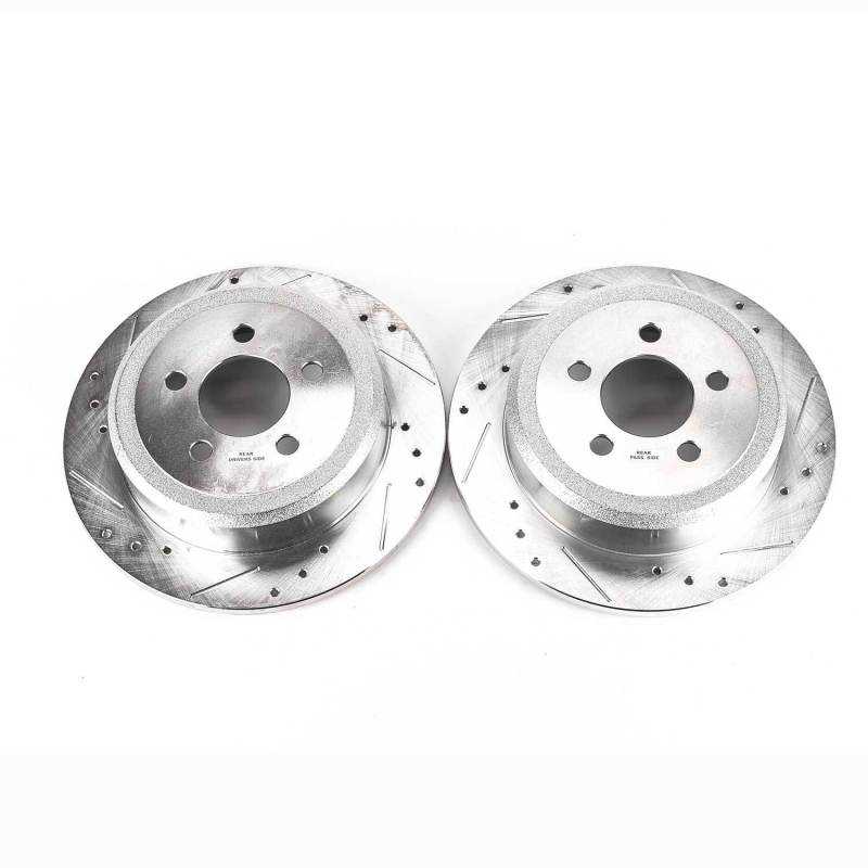Power Stop 07-11 Dodge Nitro Rear Evolution Drilled & Slotted Rotors - Pair thumbnail 3