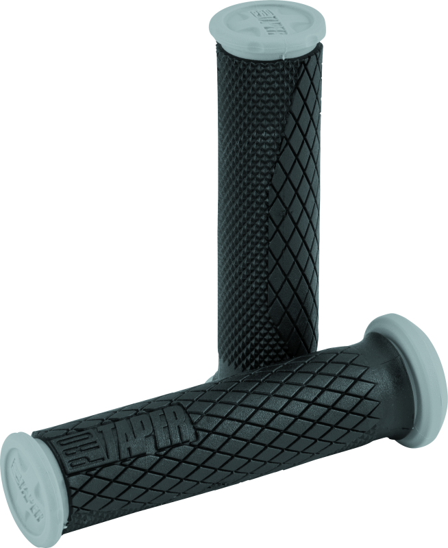 ProTaper Full Diamond Dual Density ATV Grips - Black/Gray thumbnail 3