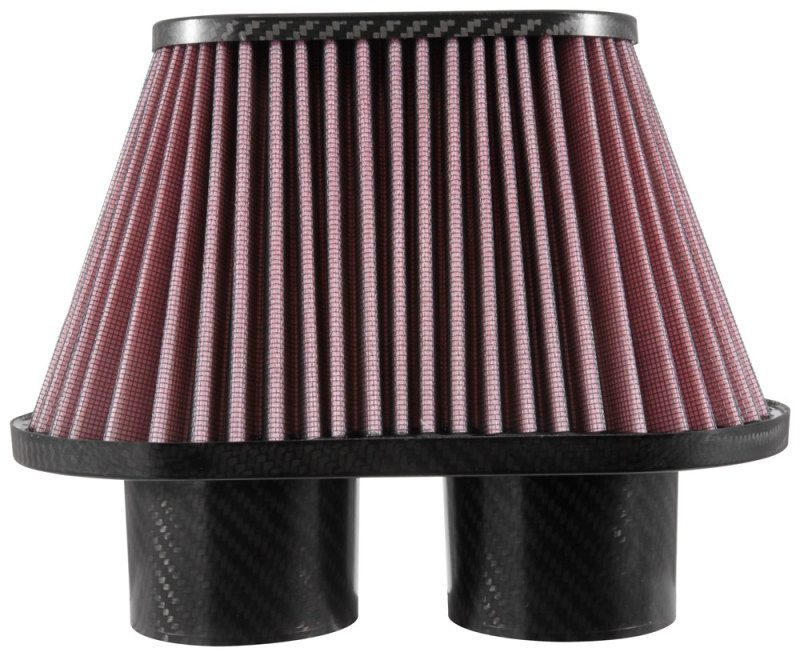 K&N Universal Air Filter - 3in Dual Flange / 10x5.125in Base / 6.375x3.0625in Top / 5.5in Height thumbnail 4