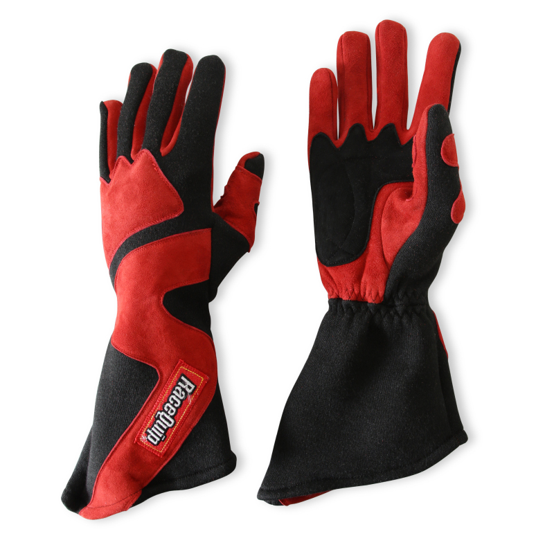 RaceQuip SFI-5 Red/Black Medium Long Angle Cut Glove thumbnail 5
