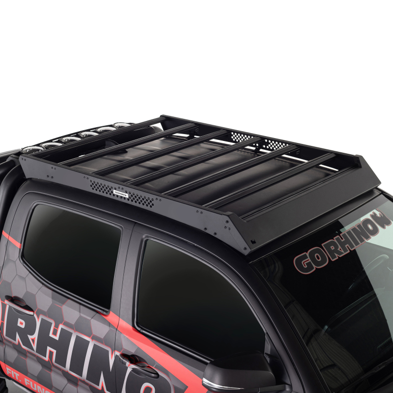 Go Rhino 16-23 Toyota Tacoma DC Ceros Low Profile Roof Rack - Tex. Blk thumbnail 6