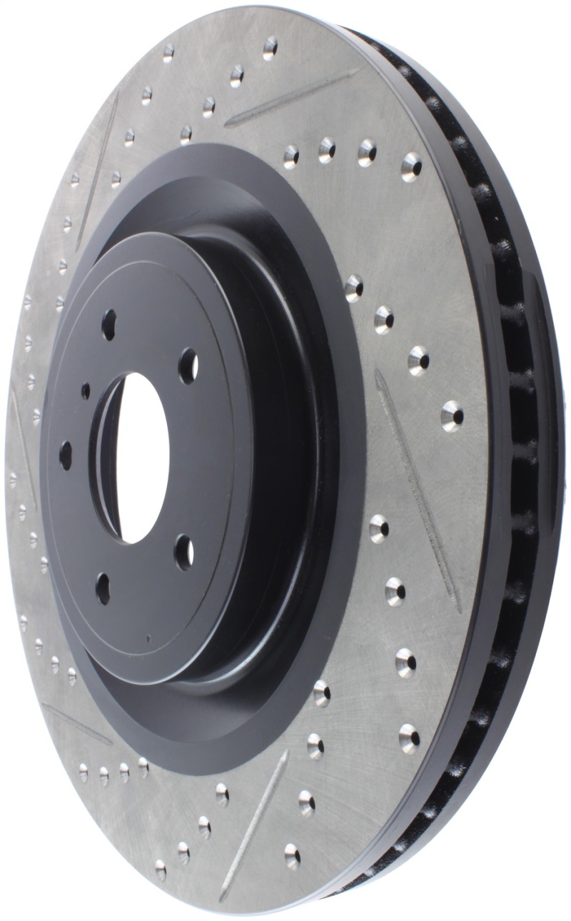 StopTech Infiniti G37 / Nissan 370Z SportStop Slotted & Drilled Front Right Rotor thumbnail 7