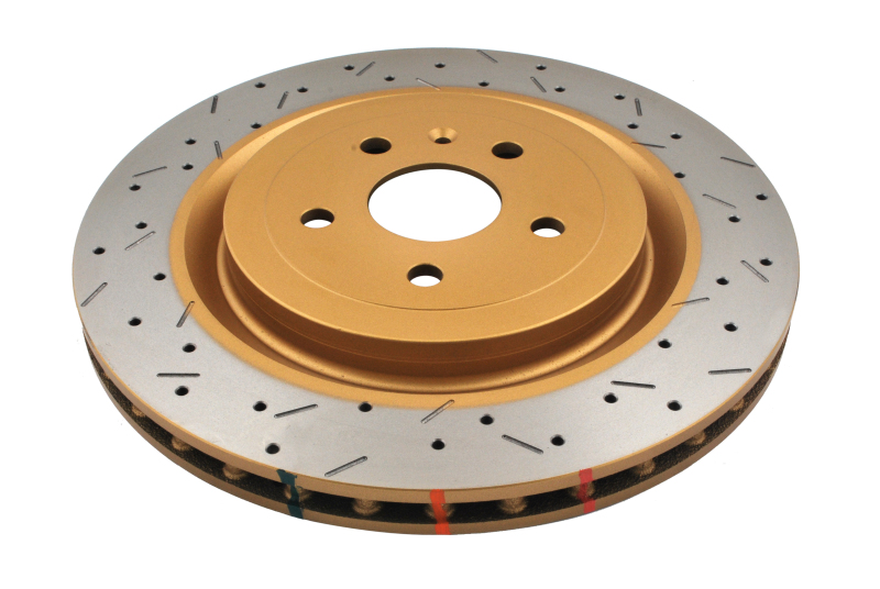 DBA HD Series 4000XS Brake Rotors DBA42605XS Disc Rotor, Cross-Drilled, Slotted, 4000 XS Series, Uni-Directional, Chevrolet, Camaro, Rear, Each thumbnail 4