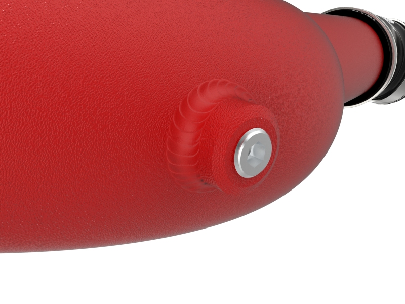 BladeRunner 2-3/4 IN Aluminum Cold Charge Pipe Red