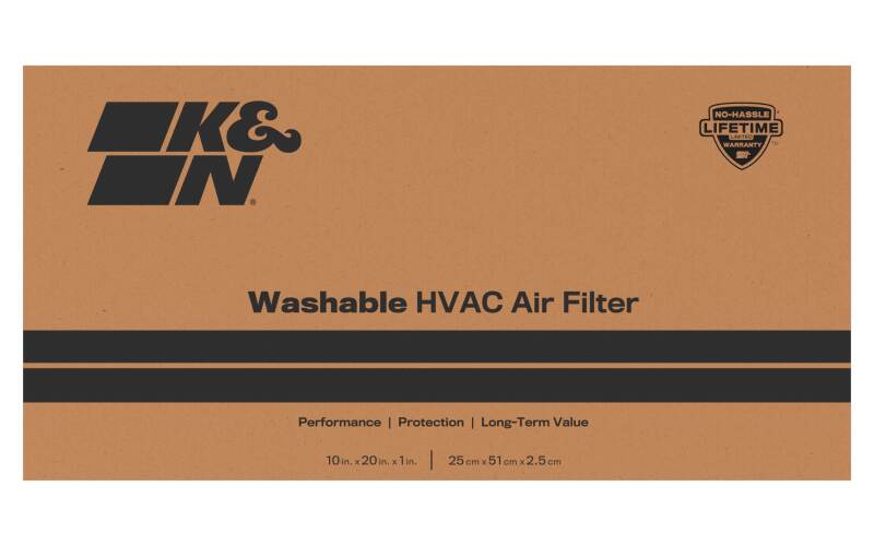 K&N HVAC Filter 10 X 20 X 1 Merv 8 thumbnail 2