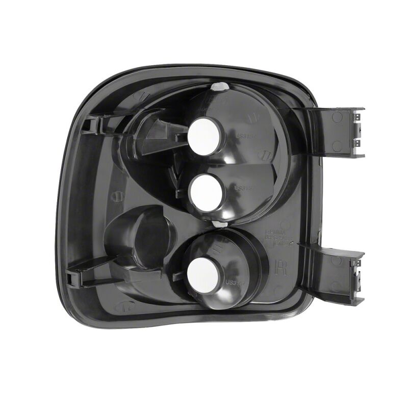 Raxiom 99-02 Chevrolet Silverado 1500 Stepside Axial Series Tail Lights- Black- Smoked Lens thumbnail 2