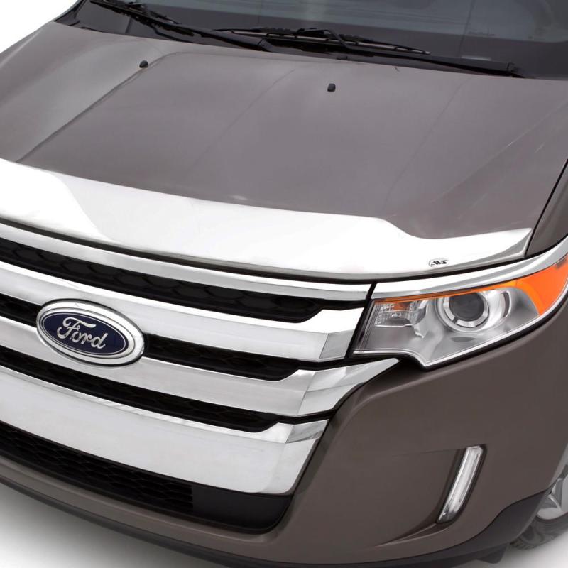 AVS 10-12 Ford Fusion Aeroskin Low Profile Hood Shield - Chrome thumbnail 9