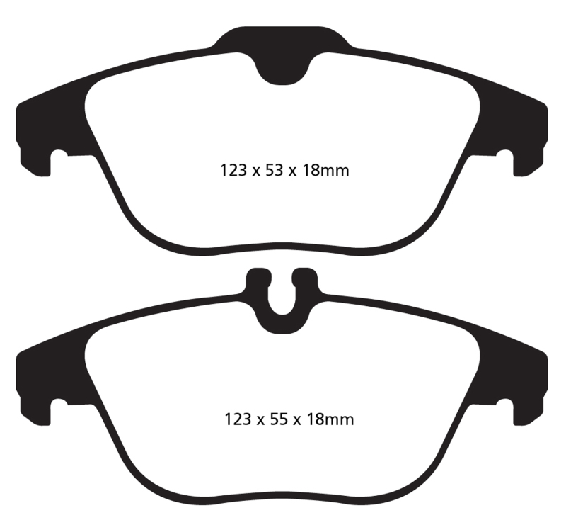 EBC S9 Brake Pad and Rotor Kit (1x ebcUSR7396, 1x ebcDP42012R) thumbnail 6