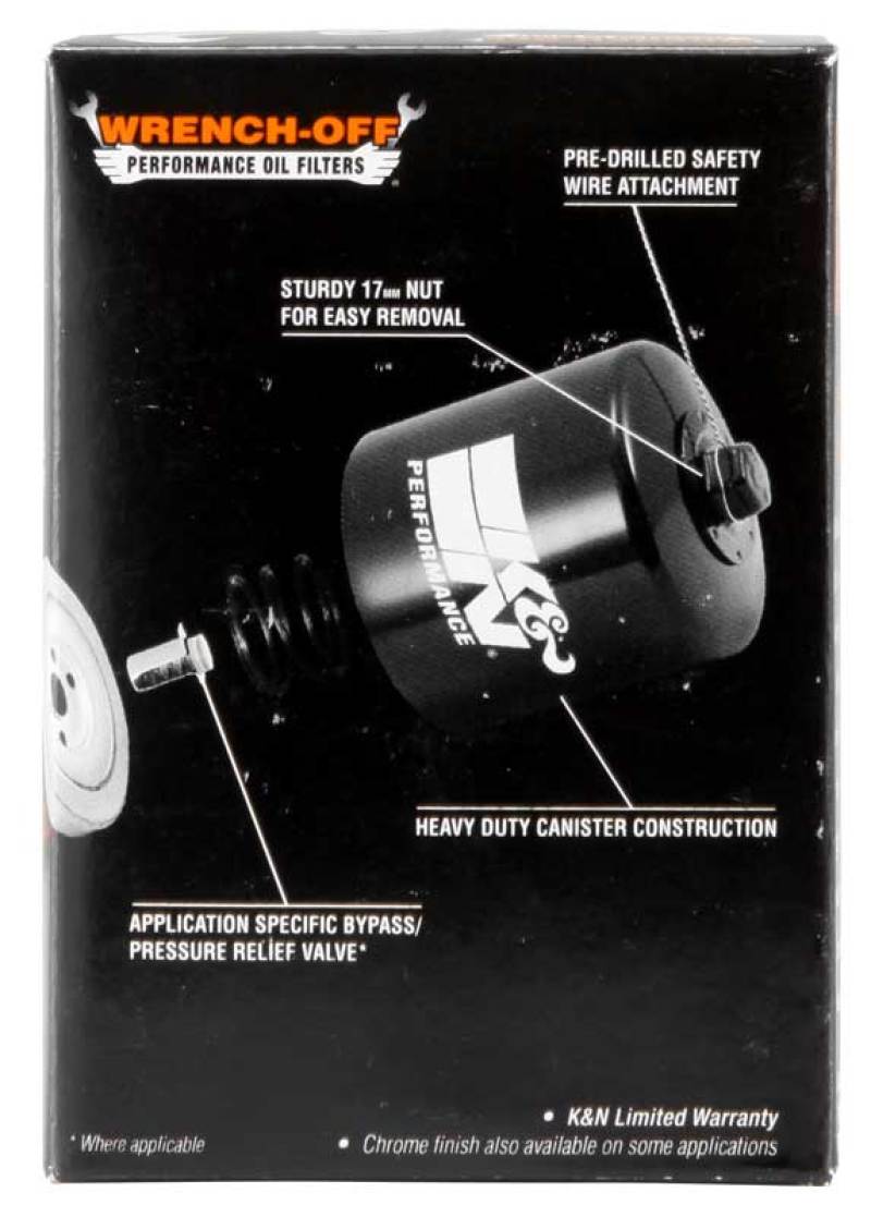 K&N 01-12 Yamaha FJR 1300/1300A/1300AE/1300AS 2.688in OD x 3.813in H Oil Filter thumbnail 8
