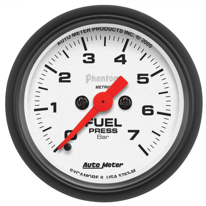 AutoMeter Gauge Fuel Pressure 2-1/16in. 7Bar Digital Stepper Motor Phantom thumbnail 6