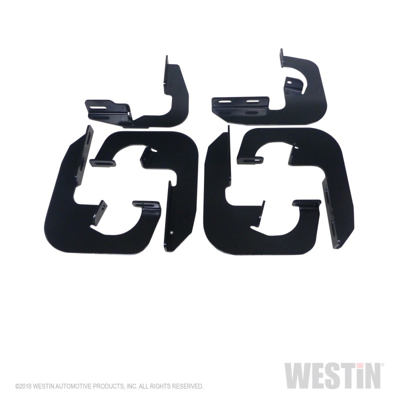 Westin 2007-2013 Chevy Silverado 1500 Ext. Cab Running Board Mount Kit - Black thumbnail 4