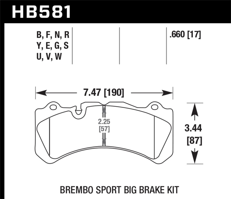 Hawk Brembo Caliper Family J/N HT-10 Race Brake Pads thumbnail 8