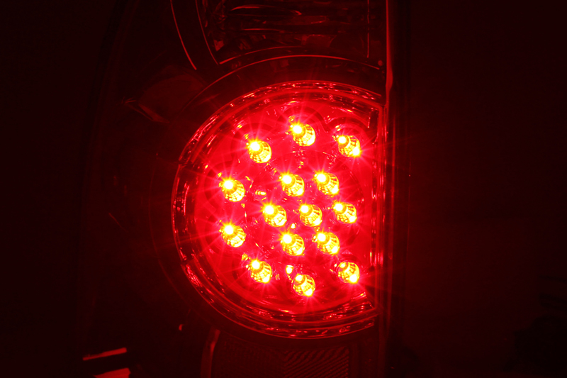 ANZO 2005-2015 Toyota Tacoma LED Taillights Smoke thumbnail 9