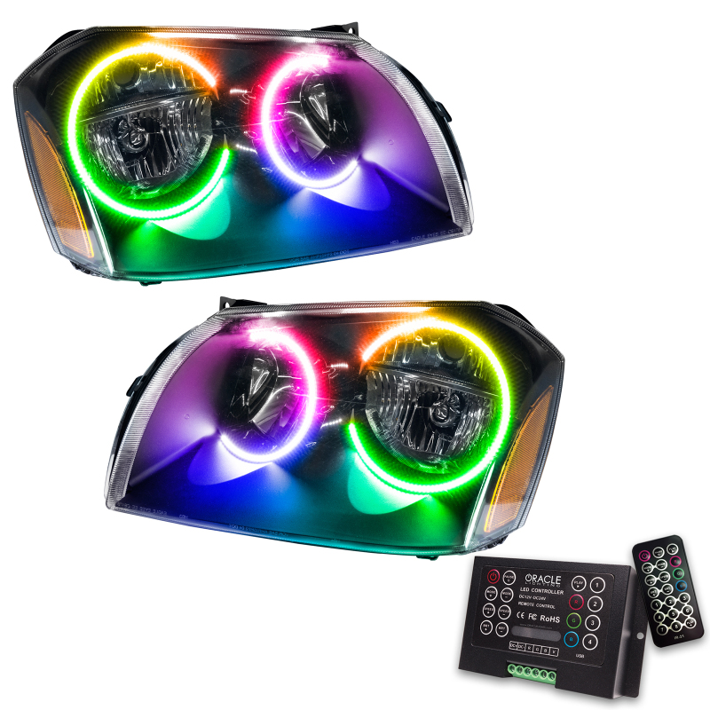 Oracle 05-07 Dodge Magnum SMD HL - Black - ColorSHIFT w/ 2.0 Controller thumbnail 2