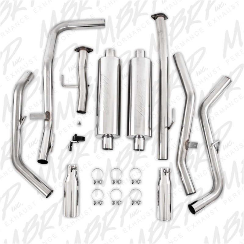 MBRP 2009-2010 Toyota Tundra 5.7L EC-Std. & SB/CC-SB Cat Back Dual Split Side thumbnail 4