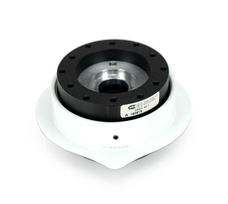 NRG Heart Quick Release Kit Gen 143 - Black Body / White Heart Ring thumbnail 9