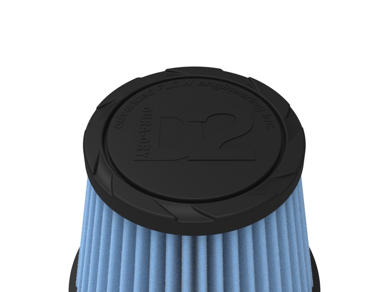 aFe POWER Universal Clamp-On Air Filter w/ D2 Dura-Dry Media - 3-1/2in F x 6in B x 4in T x 5in H thumbnail 5