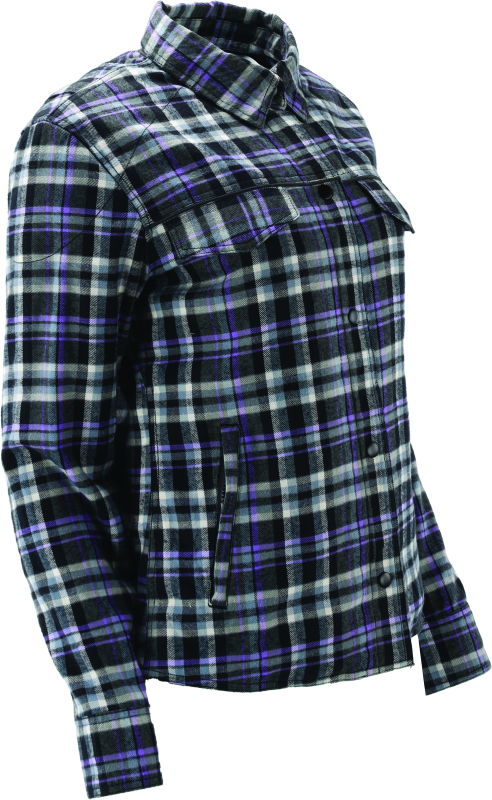 Kuryakyn Leather By River Road Cameo Flannel Moto Shirt Womens - Small thumbnail 8