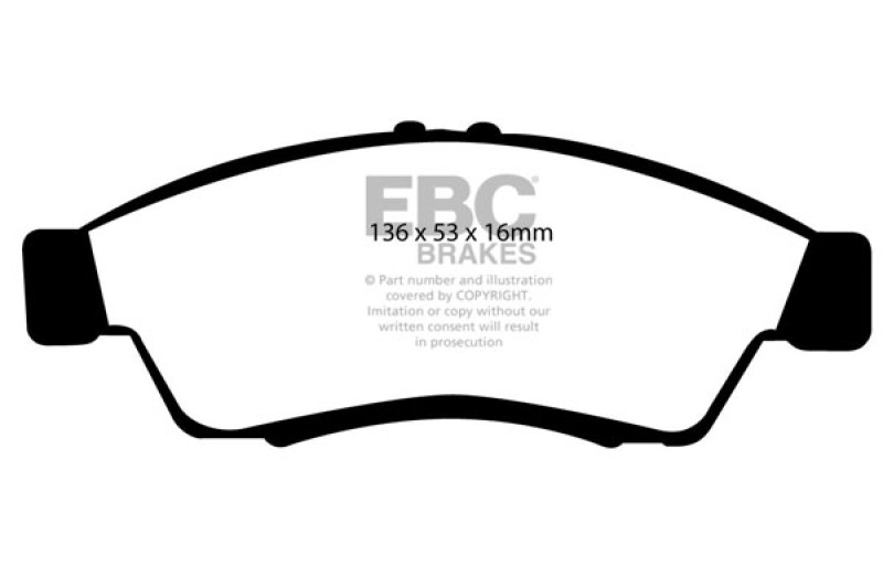 EBC S10 Brake Pad and Rotor Kit (1x ebcGD7344, 1x ebcDP21390) thumbnail 5