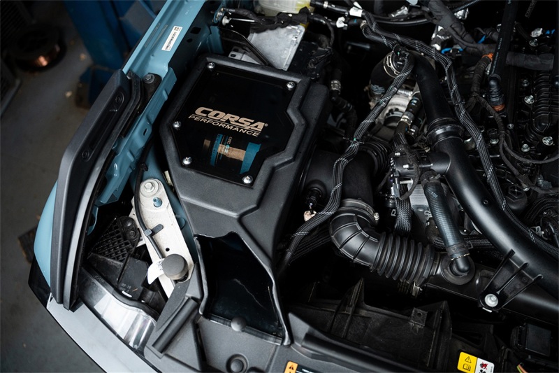 Corsa 2021-2025 Ford Bronco 2.7L Cold Air Intake With Donaldson Powercore Dry Filter