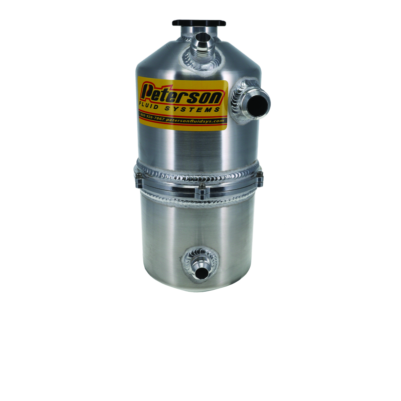 Peterson Fluid Systems Oil Tank L/W 2Pc 1.5 Gallon Single Return