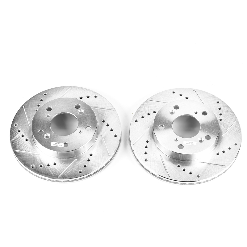 Power Stop 13-14 Acura ILX Front Evolution Drilled & Slotted Rotors - Pair thumbnail 2