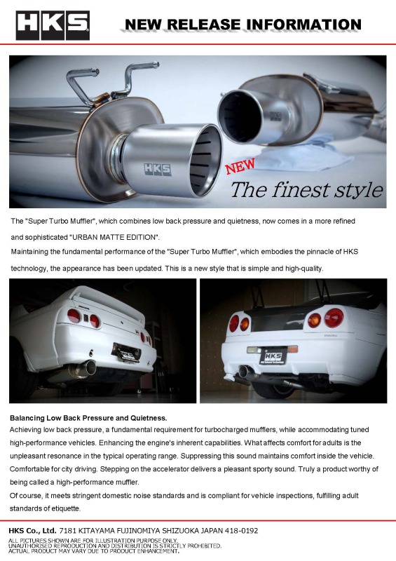 HKS Exhaust - Super Turbo