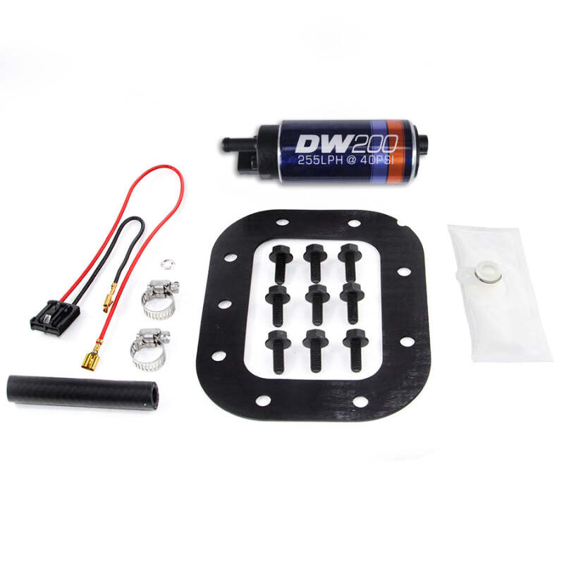 DeatschWerks 84-85 Chevy Corvette 5.7L DW200 255 LPH In-Tank Fuel Pump w/ Install Kit thumbnail 5