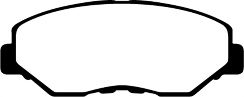 EBC 02-04 Honda CR-V 2.4 Greenstuff Front Brake Pads thumbnail 6