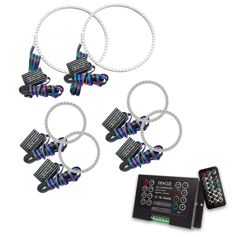 Oracle Nissan Frontier 01-04 Halo Kit - Triple - ColorSHIFT w/ 2.0 Controller thumbnail 4