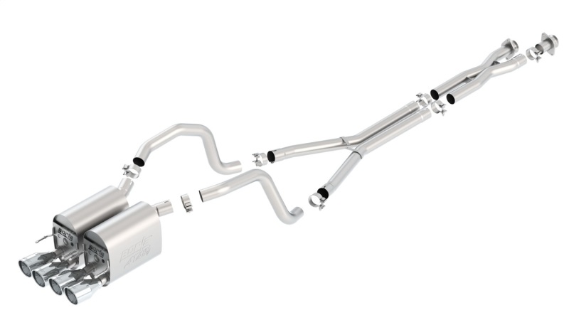 Borla 05-08 Chevrolet Corvette Coupe/Convertible 2dr 6.2L 8cyl AT/MT 6spd ATAK SS Catback Exhaust thumbnail 4