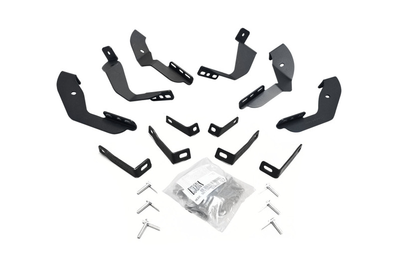 Go Rhino 15-19 Chevy 2500HD 5in OE Xtreme Low Profile Complete Kit w/Sidesteps + Brkts (1x gor650087T, 1x gor6840435) thumbnail 2
