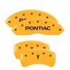 MGP 4 Caliper Covers Engraved Front Pontiac Rear Arrow Yellow Finish Blk Char 2009 Pontiac Solstice thumbnail 8